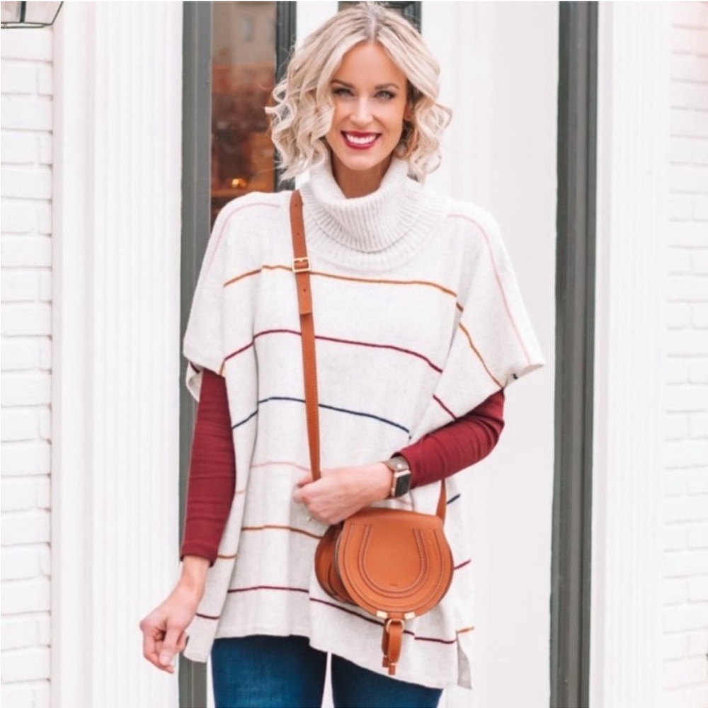 LOFT Turtleneck Poncho